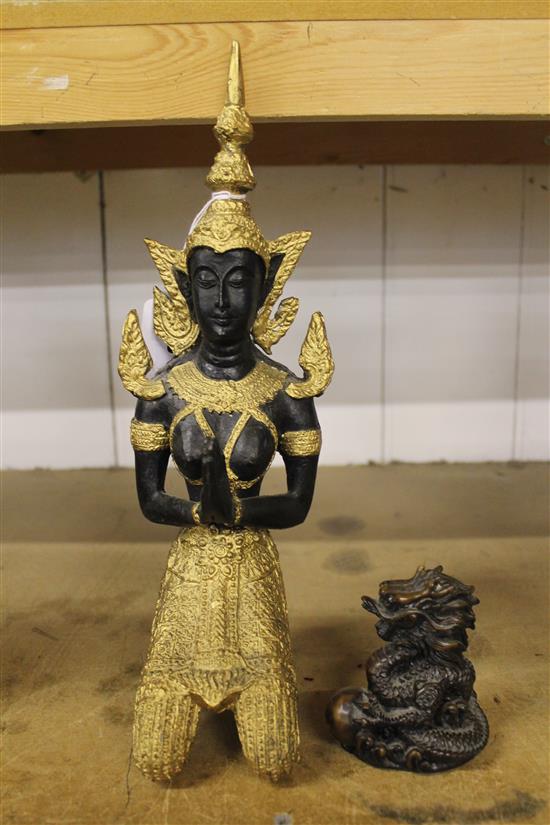 Bronze diety & carving